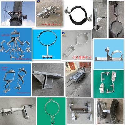 光缆抱箍热镀锌扁铁抱箍单长尾抱箍生产厂家