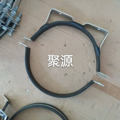 定制绝缘抱箍电力抱箍管子母抱箍杆用单长尾抱箍