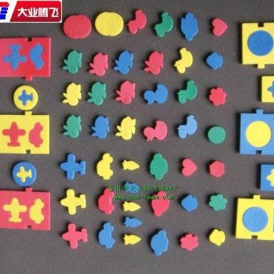 厂家生产大业腾飞环保无毒异形玩具泡棉